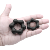 STAR PERFORMER 2pc SILICONE COCKRING